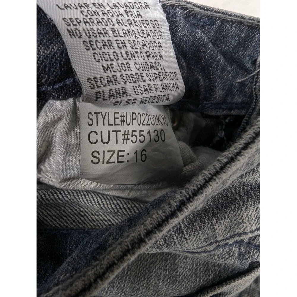 Underground Soul‎ Girls Jeans Medium Wash Denim Bootcut Size 16x28 Regular
